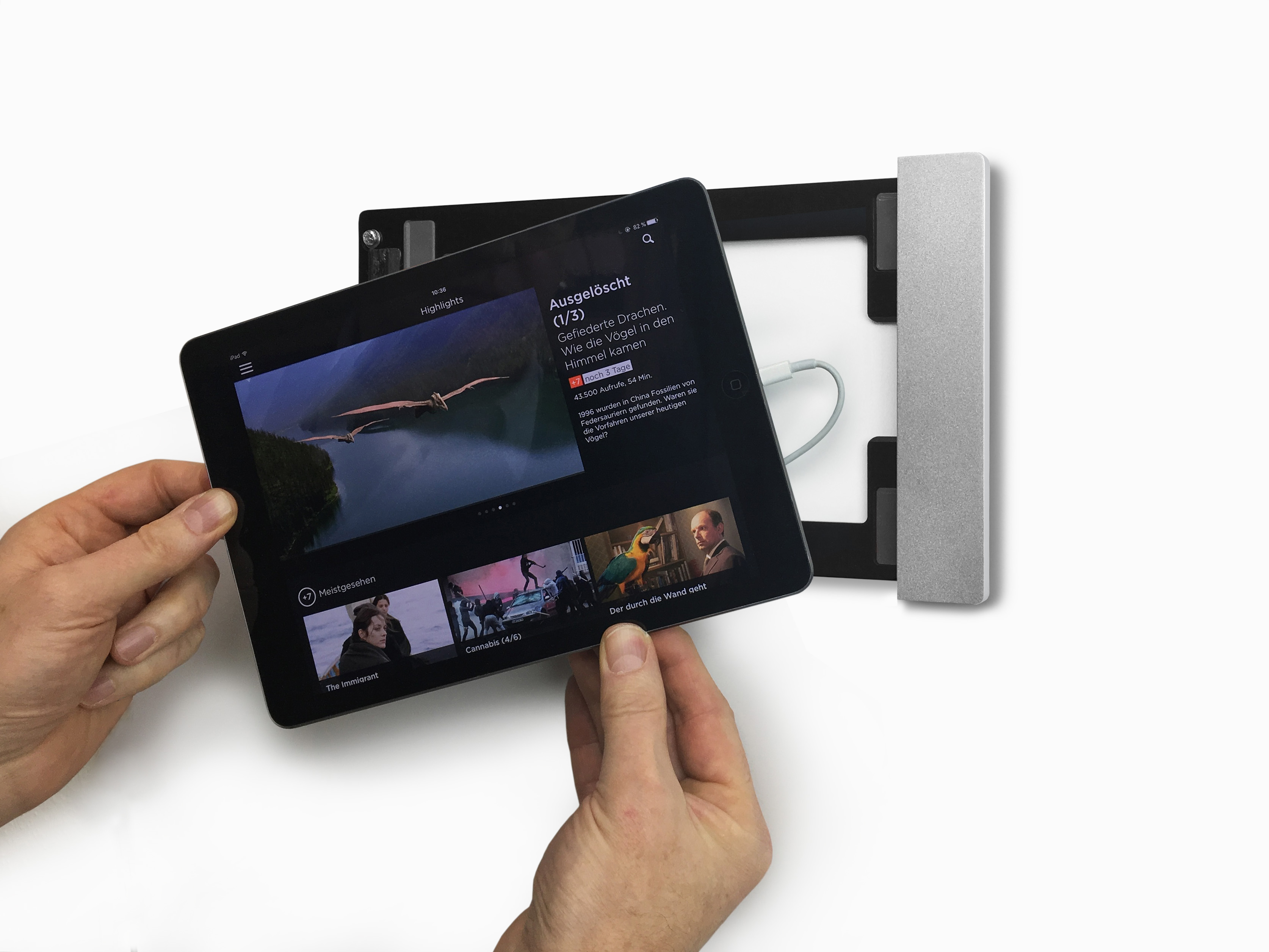 sDock Air Fix — фиксированное настенное крепление Apple iPad 10"