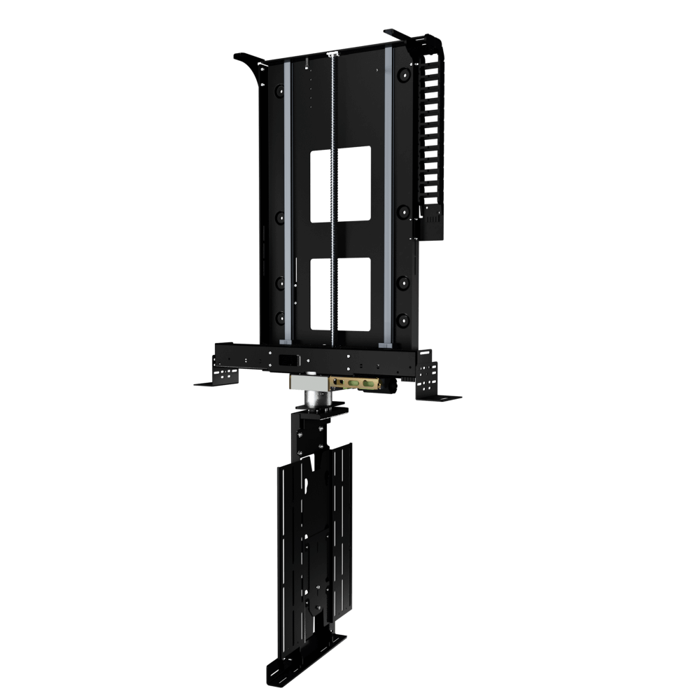 I-LSM-S – Поворотный инвертированный лифт для ТВ с коробом