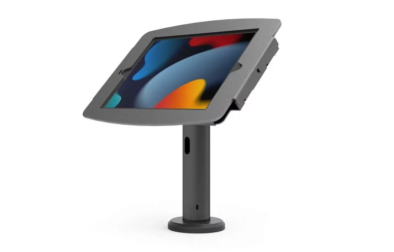 iPad Enclosure Tilting Kiosk – Space Rise